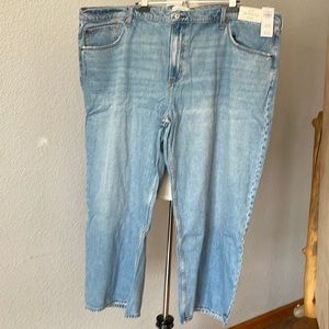 Abercrombie and Fitch The Wide Leg Jeans Sz 37 24S